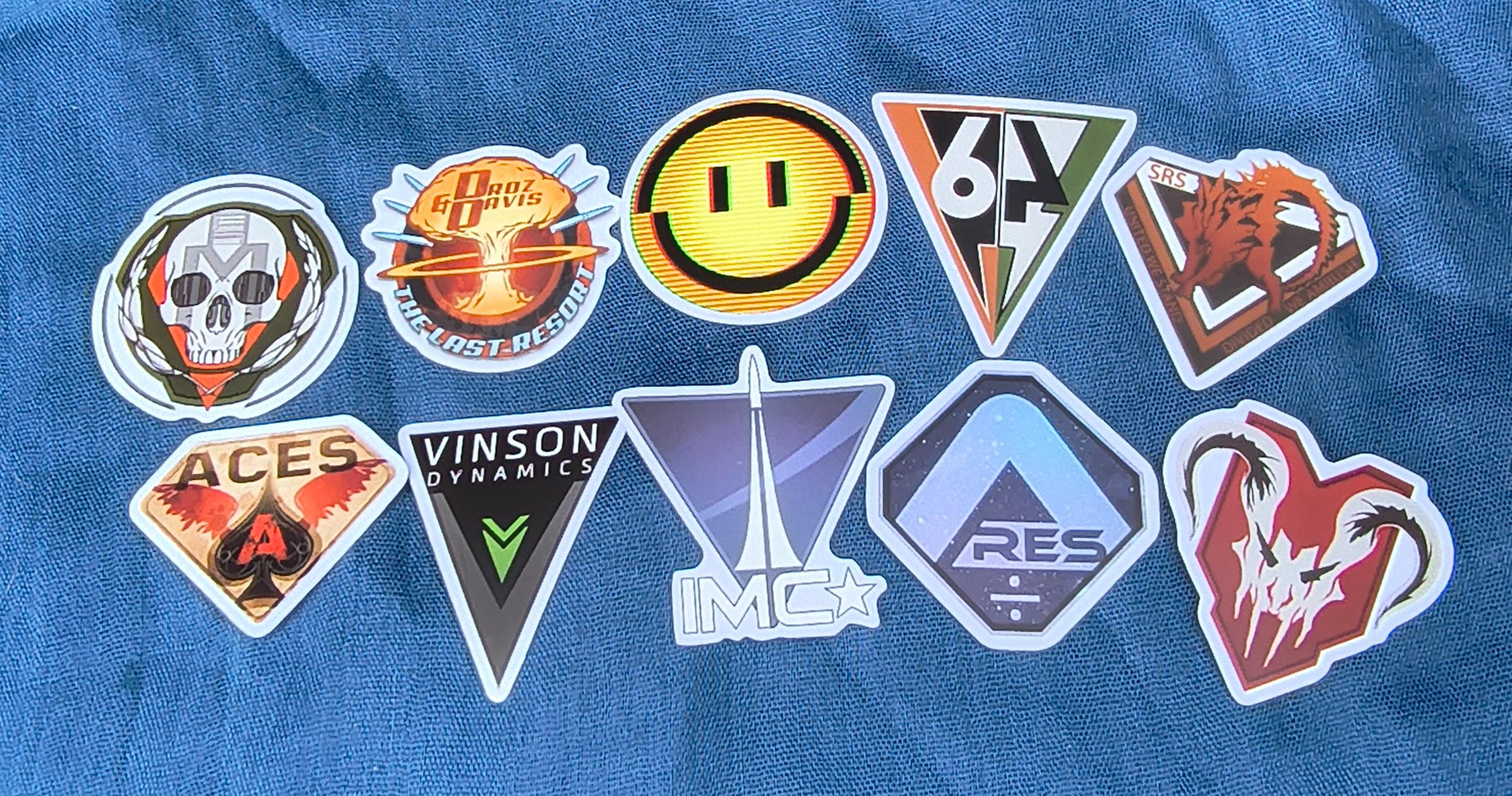 Titanfall faction logo sticker pack
