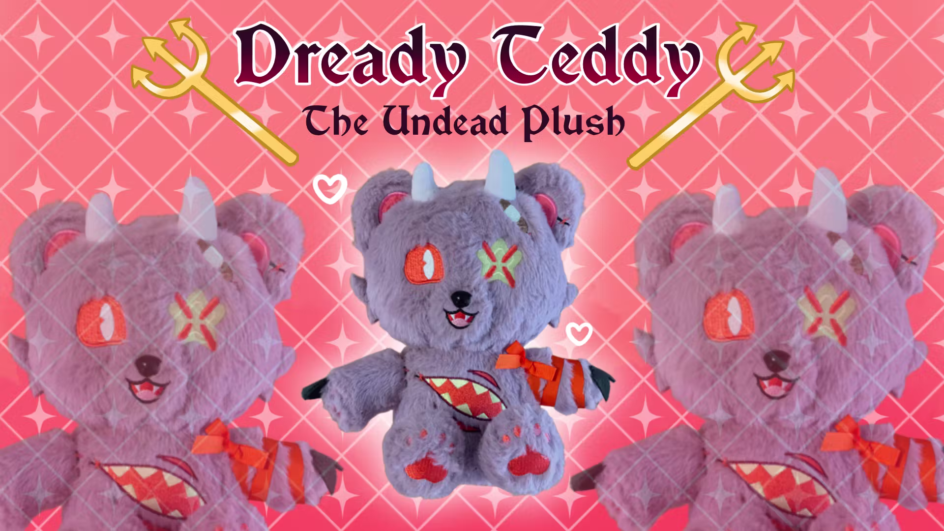 Dready Teddy Plush - A Teddy That Rises From The Dead