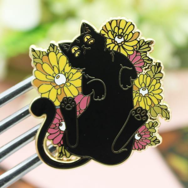 Four Eyed Cat (Flowers)