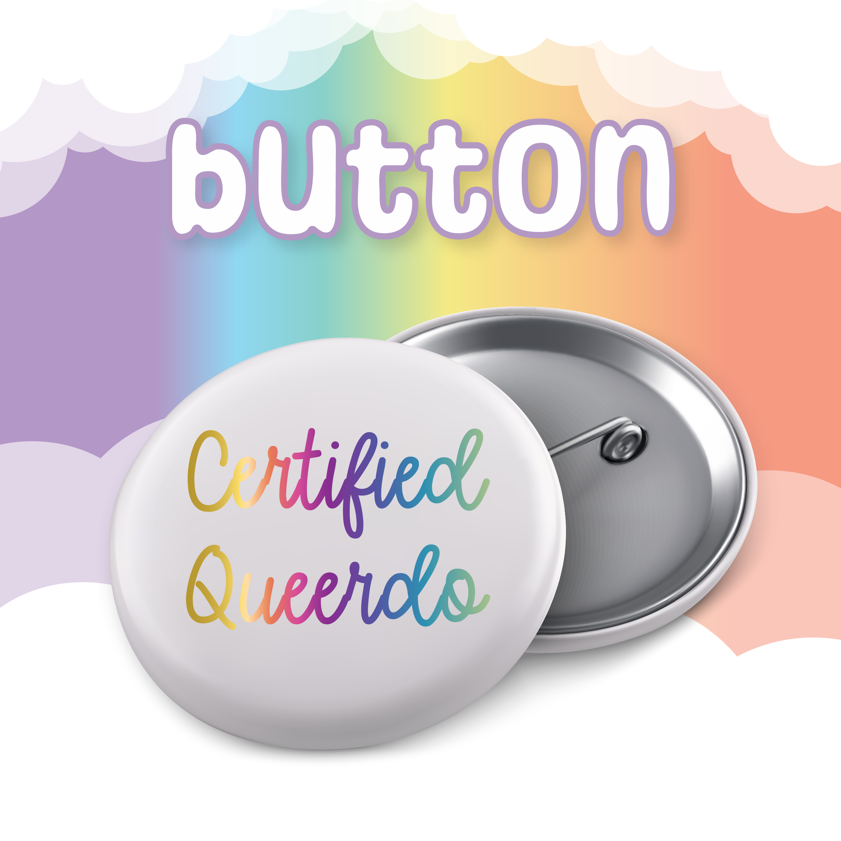 ✦ Certified Queerdo Button