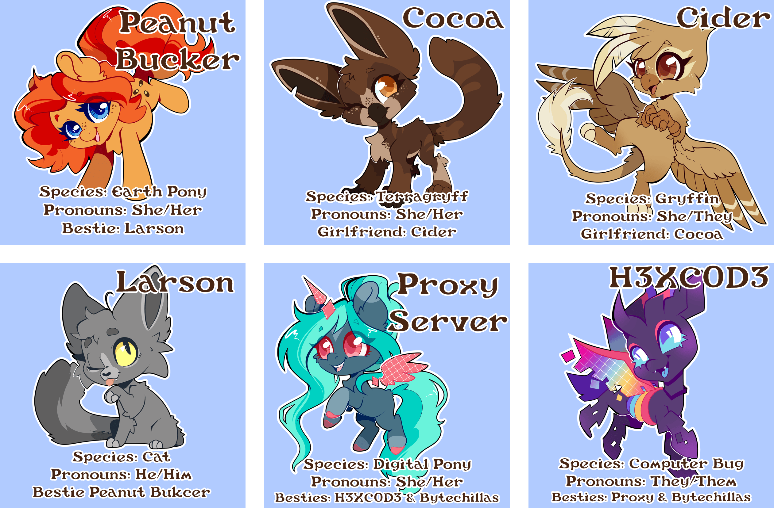 PB & Friends Sticker Set