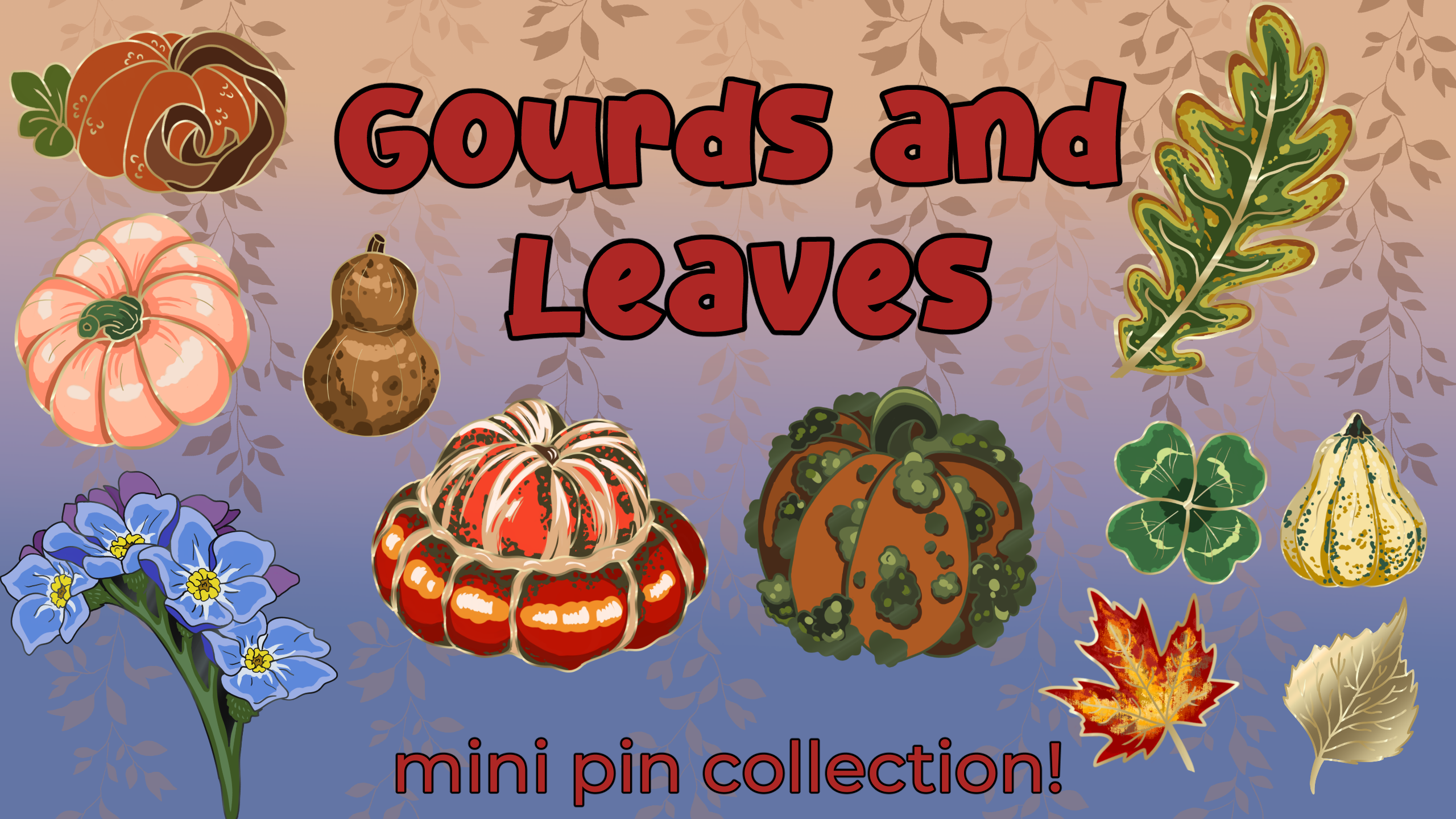Gourds and leaves