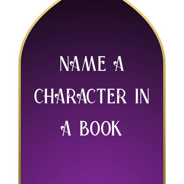 Name a character in a book