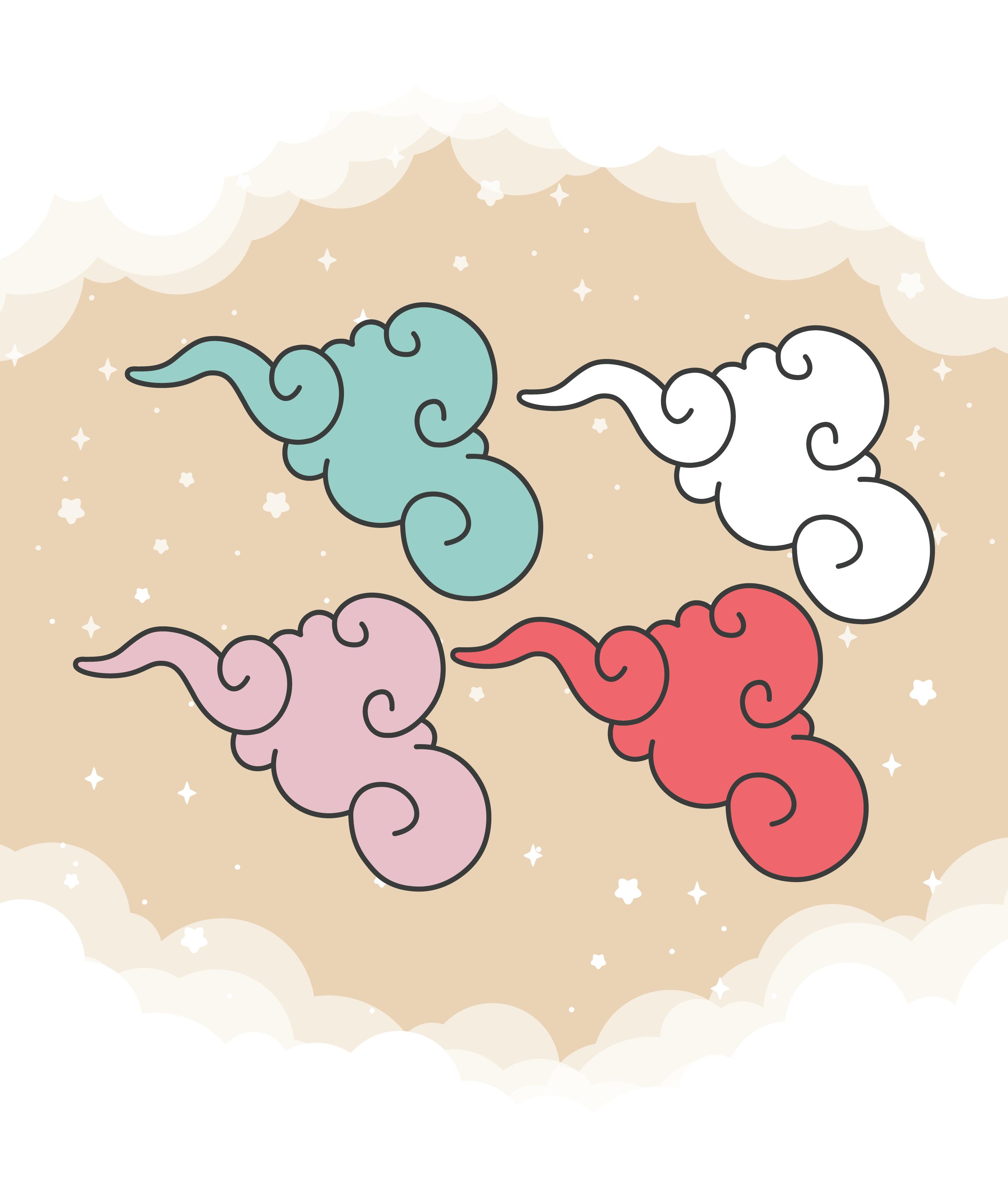 ✦ Cloud Mini Pin Set