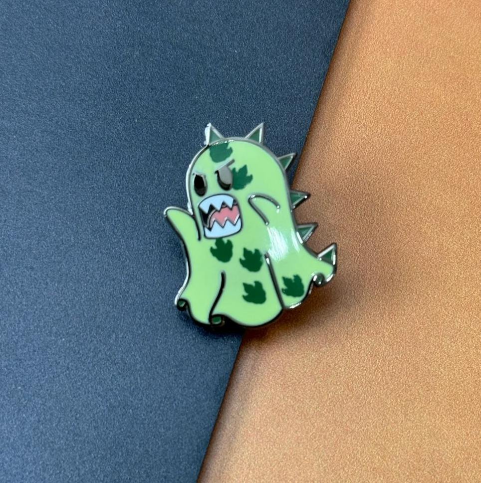 BOO-Saurus Pin