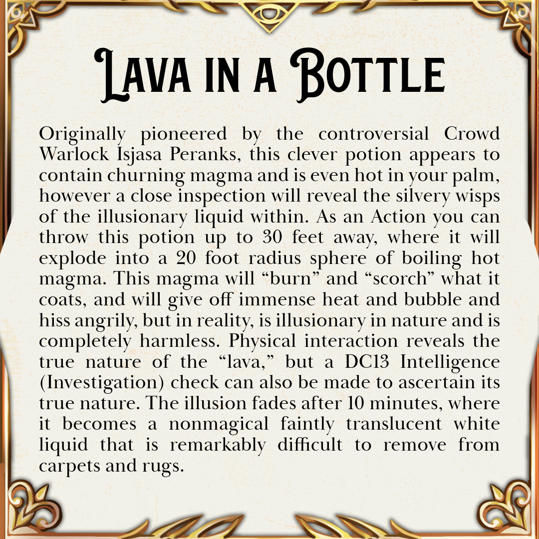 Lava In a Bottle (Create a lava illusion)