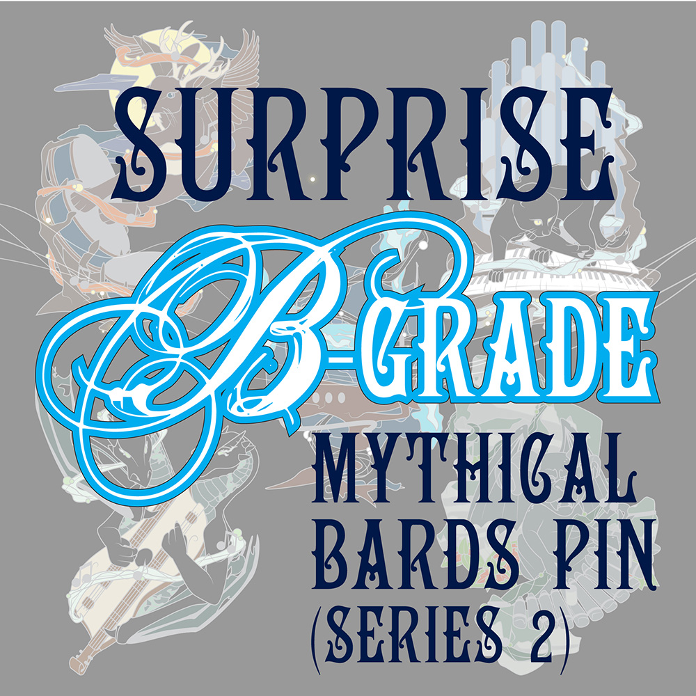 Single Random B-Grade Enamel Pin - Mythical Bards, Series 2