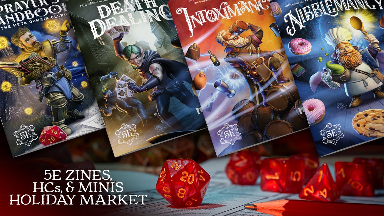 5E Zines, HCs, and Minis Holiday Market 2025