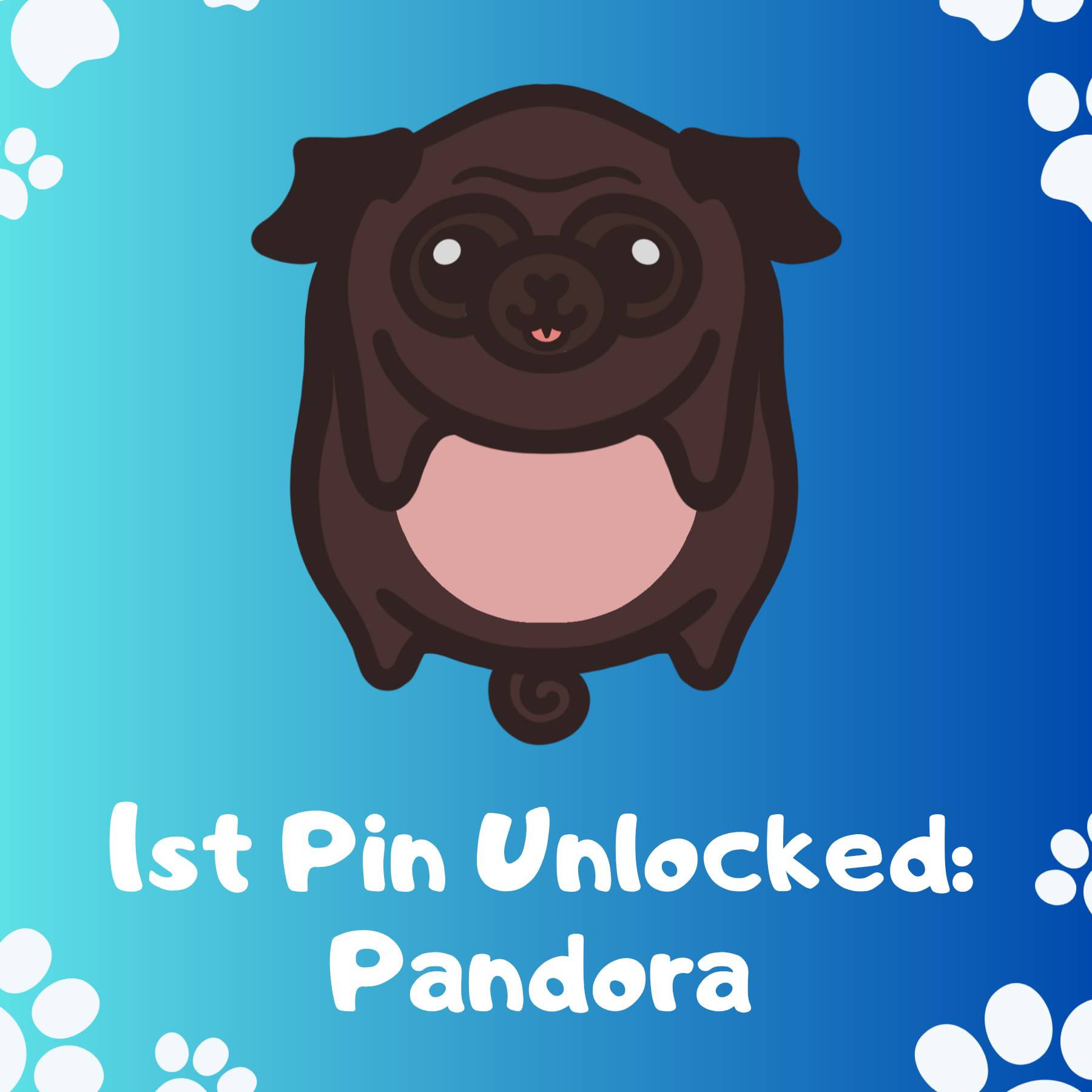 1st Pin Unlocked: Pandora