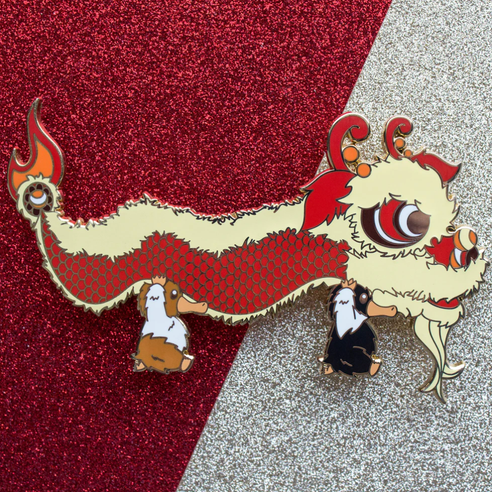 Runaway Lunar Dragon Pin