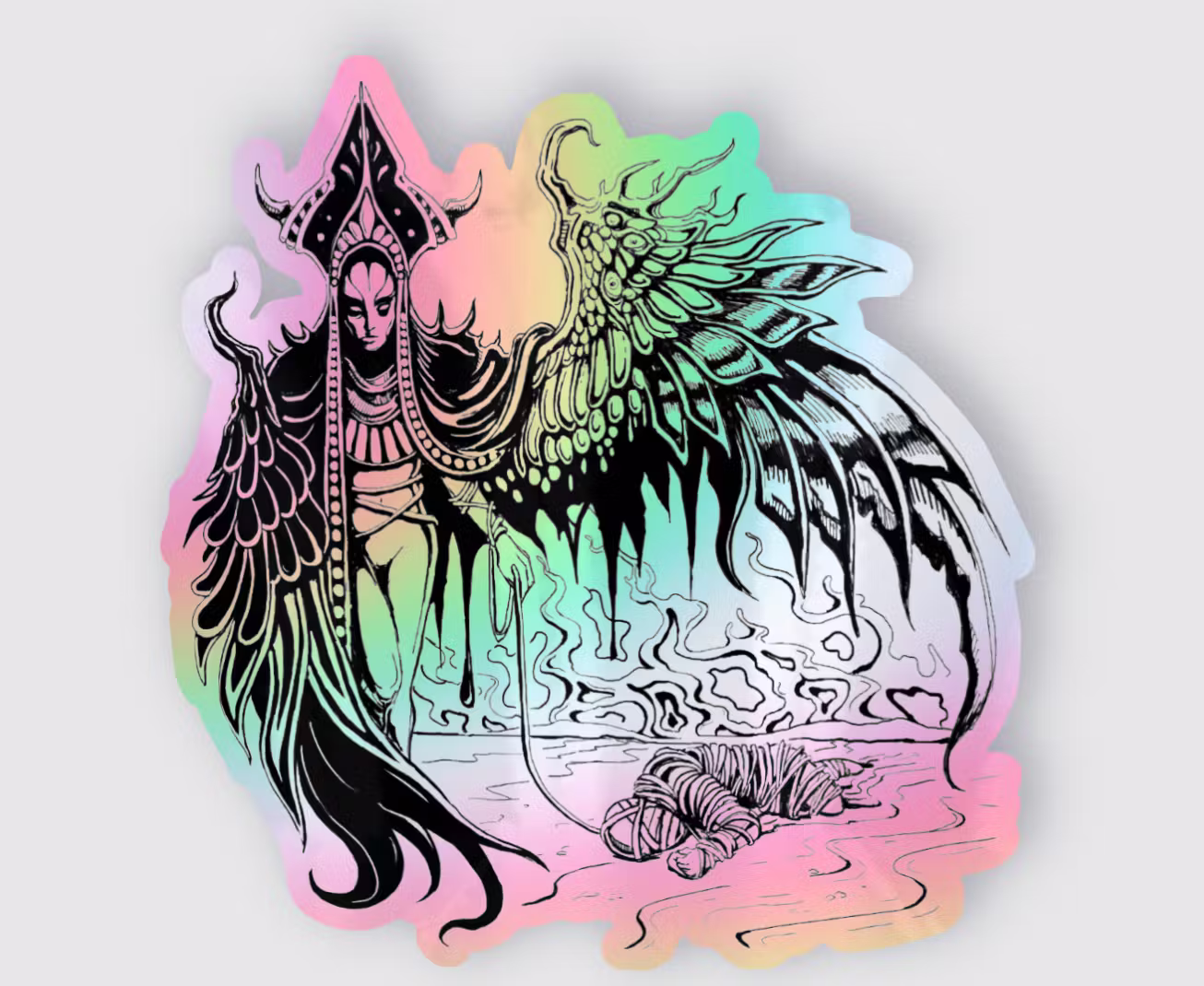 Erinyes art by Justine Jones