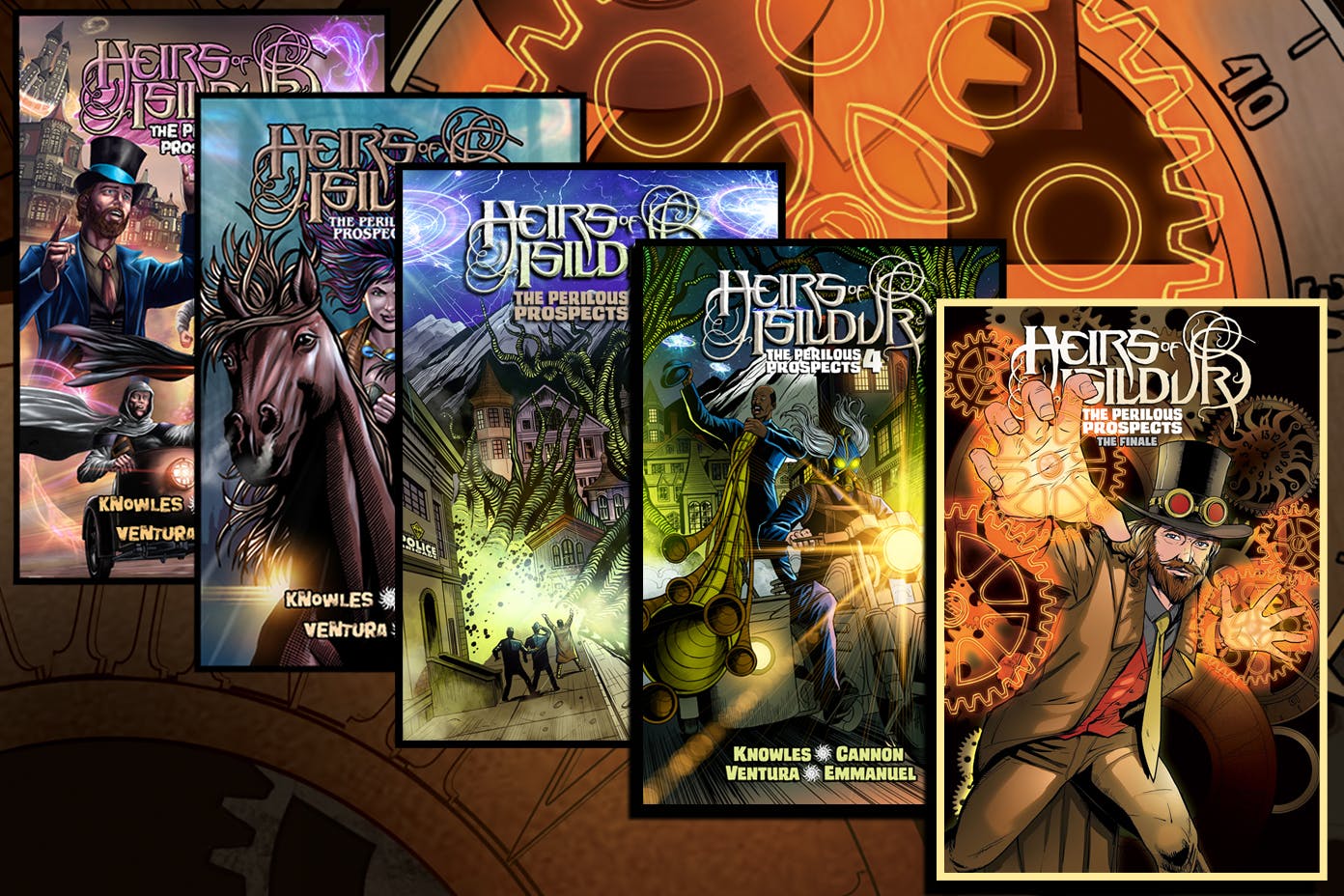 HEIRS OF ISILDUR: THE PERILOUS PROSPECTS 1-5 (Standard Covers) FULL ARC!