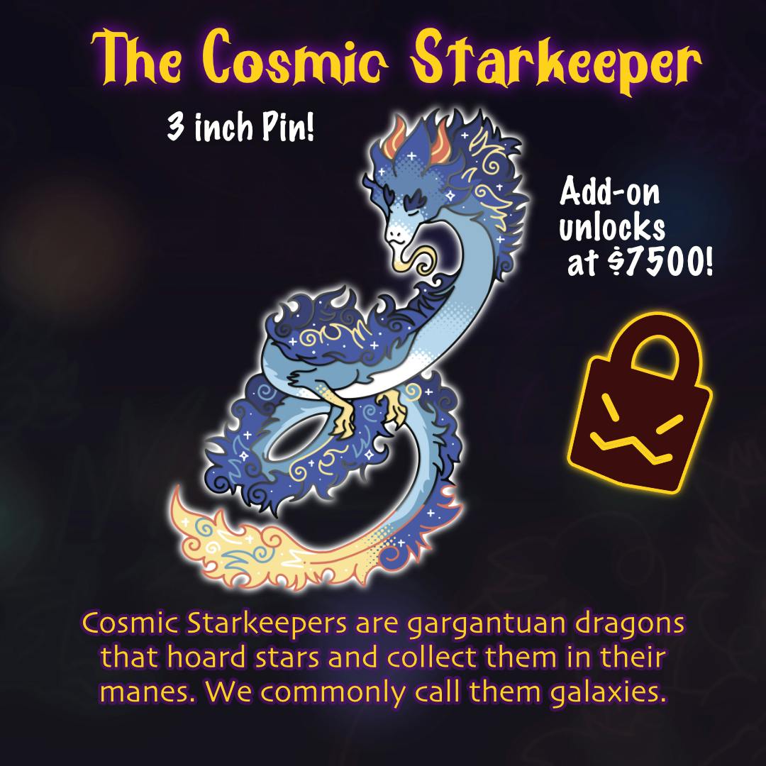 Unlock the Starkeeper Enamel Pin Add-On!
