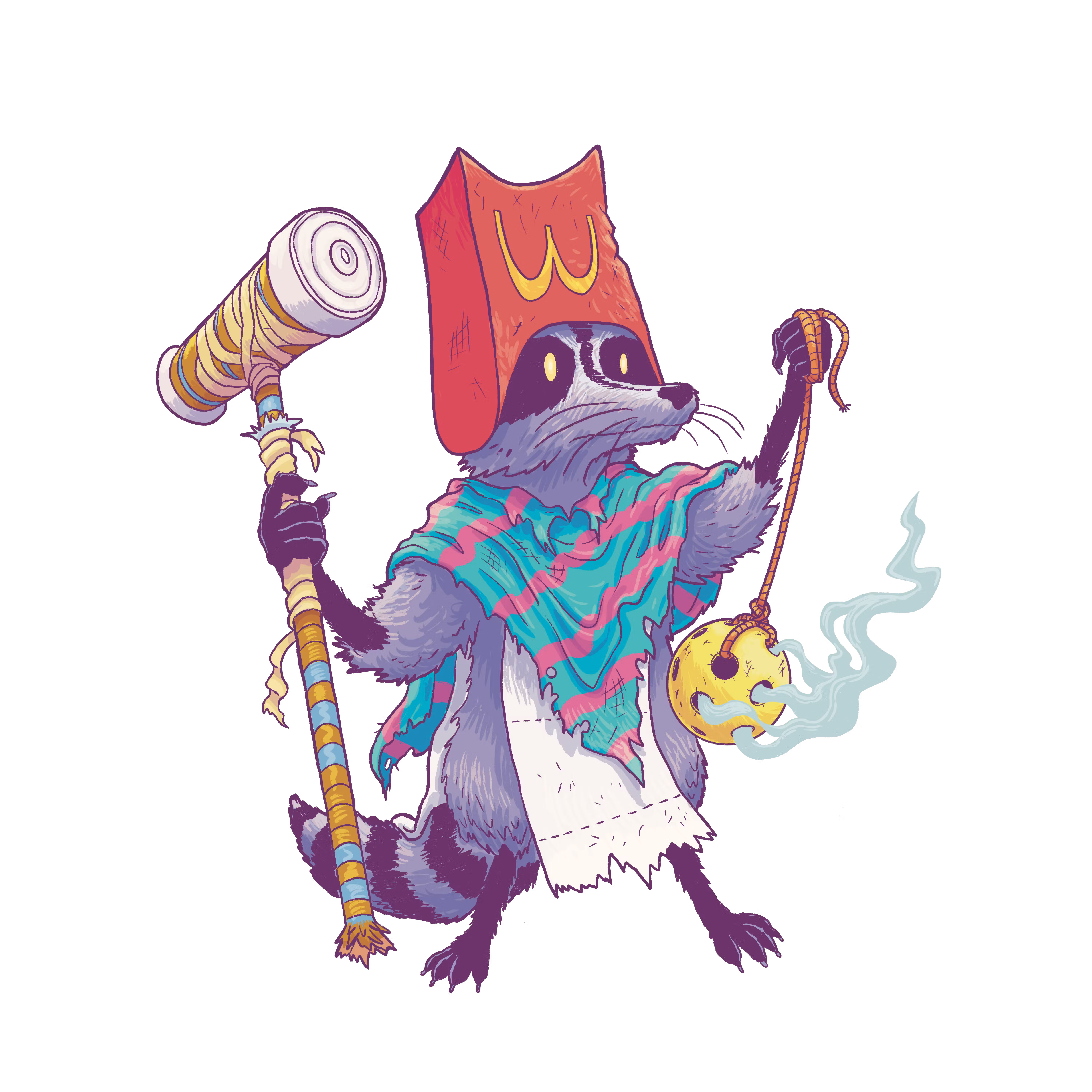 Dumpster Diviner (Cleric) Sticker