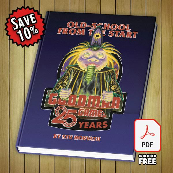 Old-School From The Start: 25 Years of Goodman Games, Erol Otus Cover (Print+PDF)