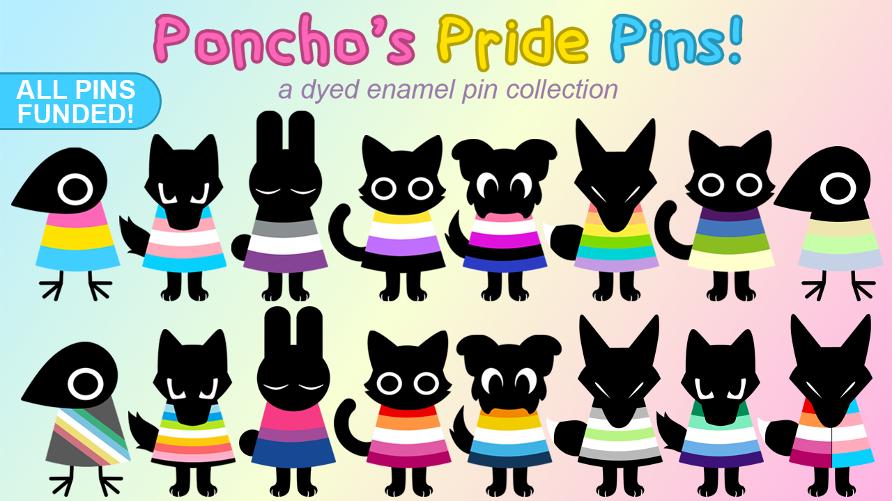 Poncho's Pride Pins