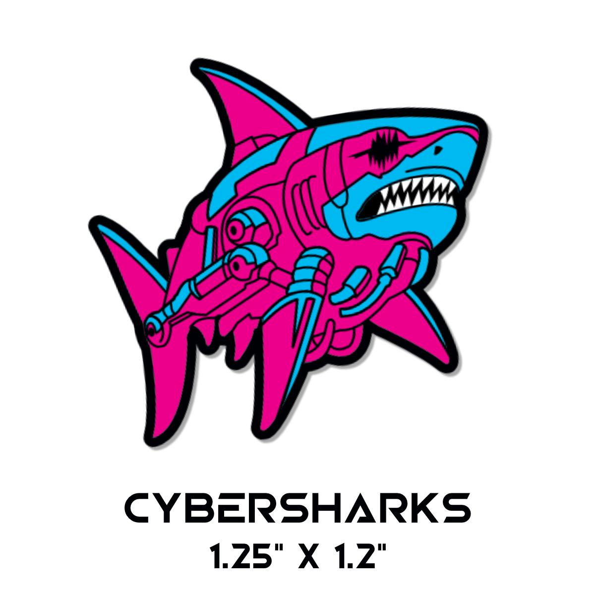Cybersharks Enamel Pin