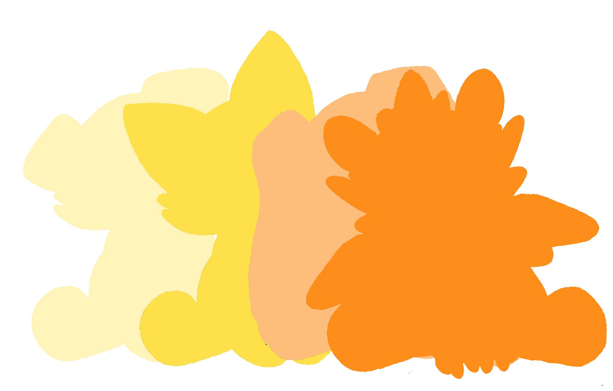 Four Sunshine Teddy Plushies!