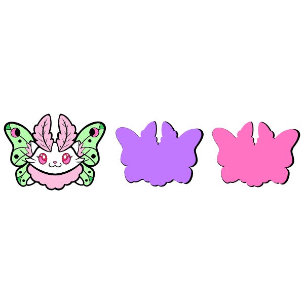 Three Fey Enamel Pins (USD $39)