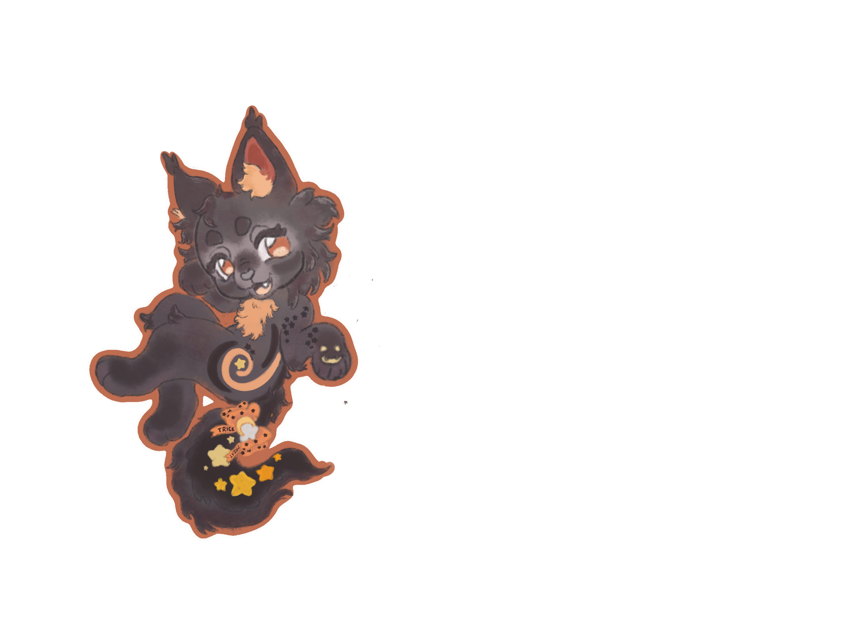 Midnight the halloween cat