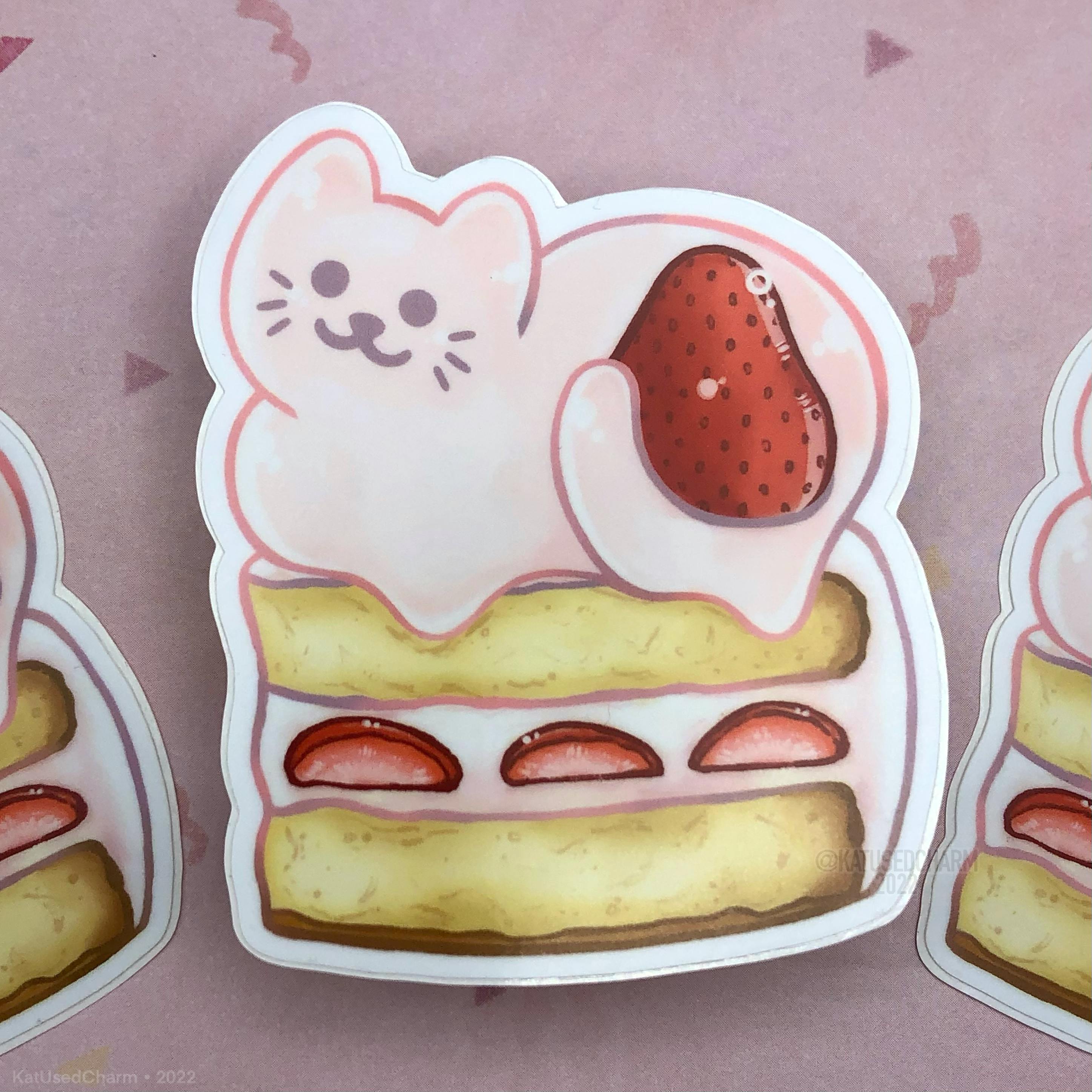 Cake Cat Sticker