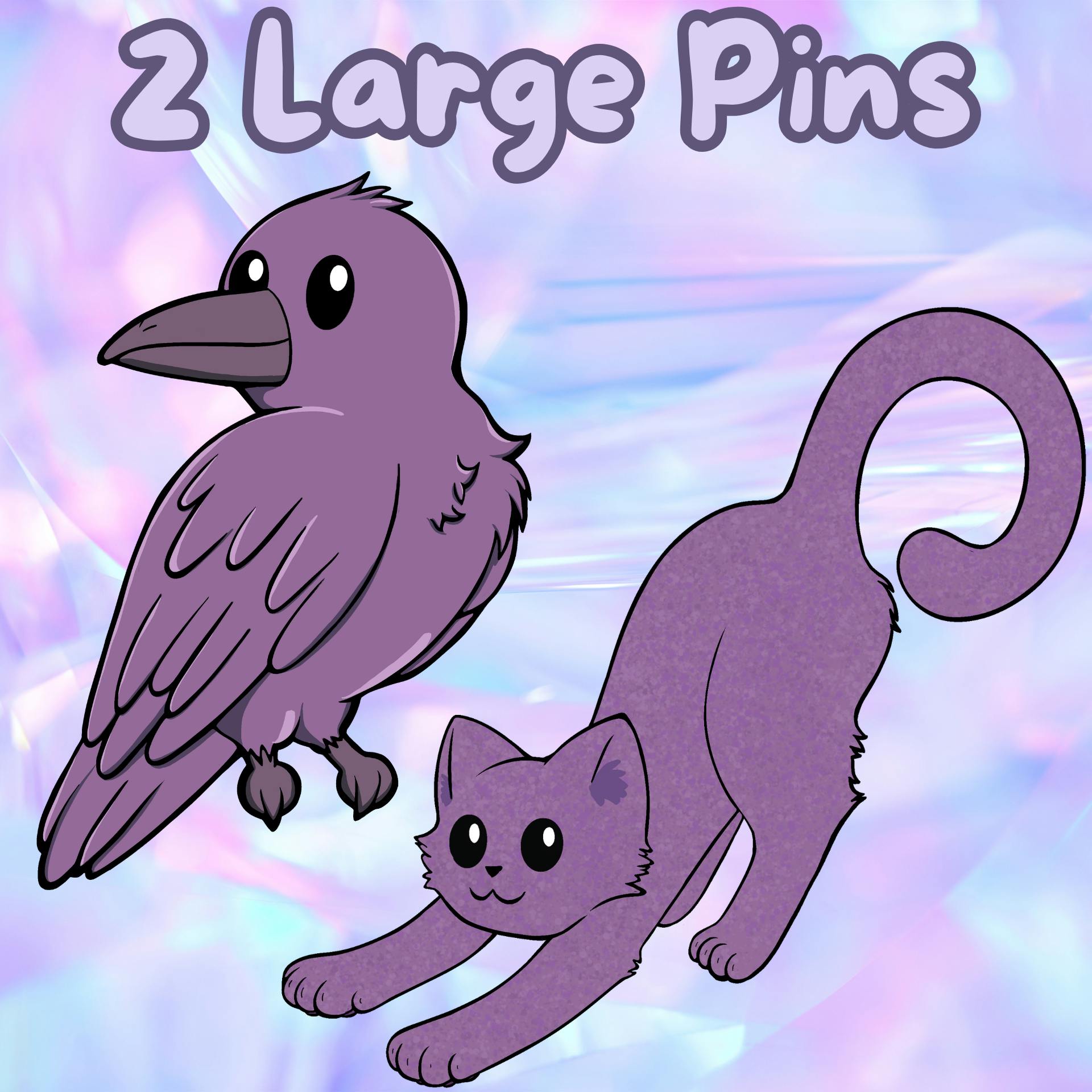 2 Large Pins