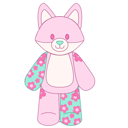 Teacup the Cherry Blossom Fox