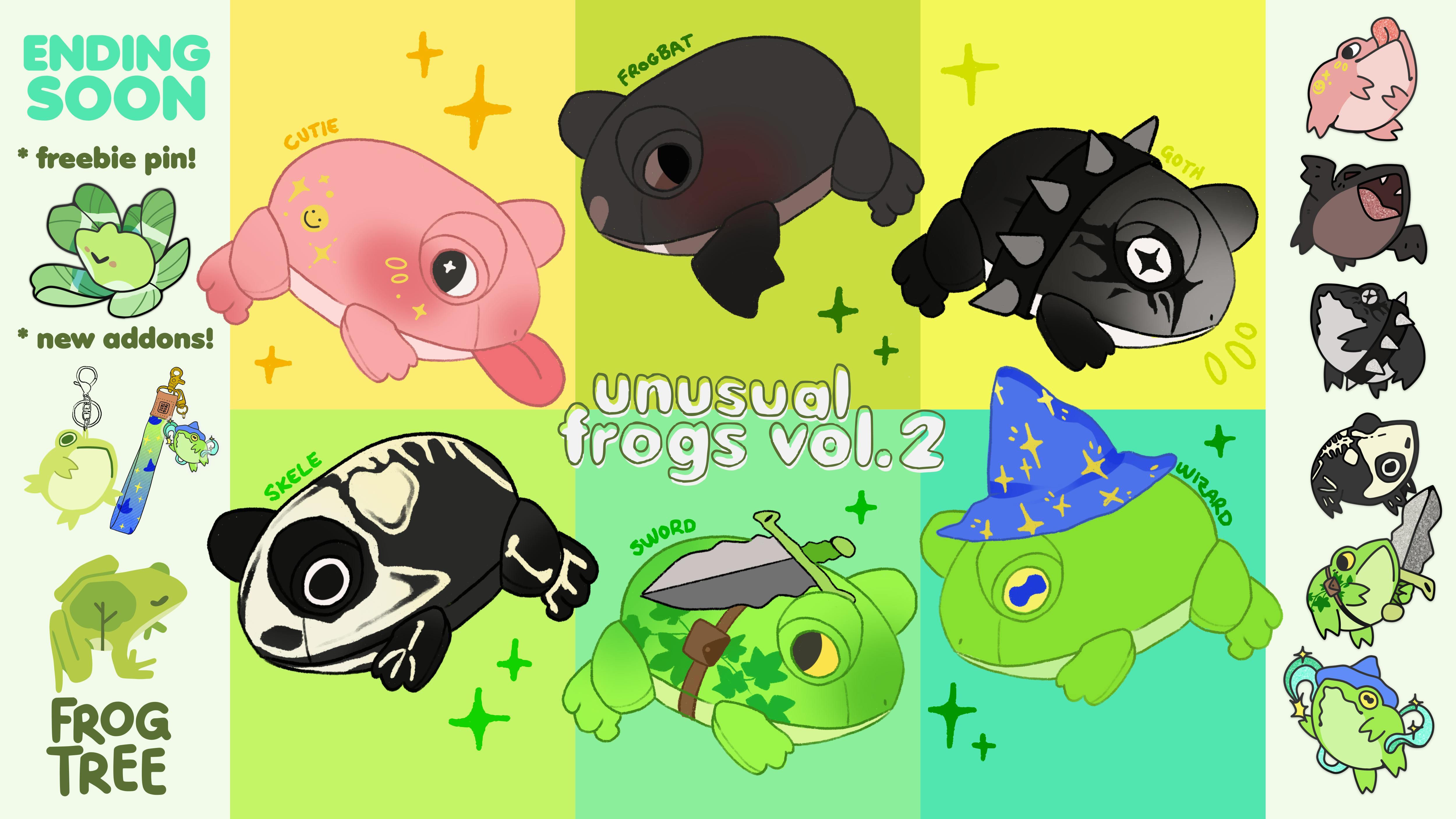 Unusual Frog Plushies: Vol 2 - BackerKit