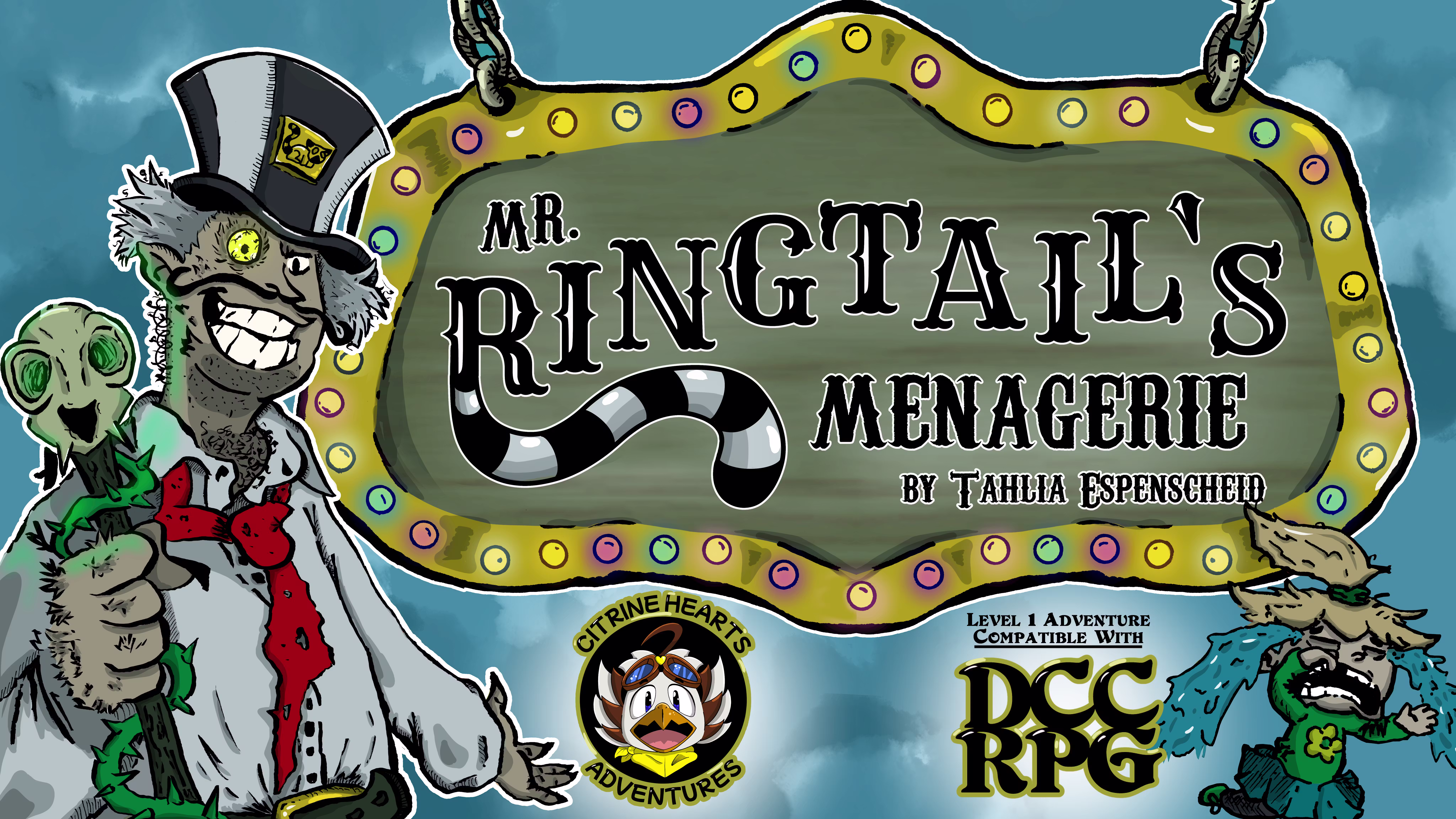 Mr. Ringtail's Menagerie: A Level 1 DCC RPG Adventure