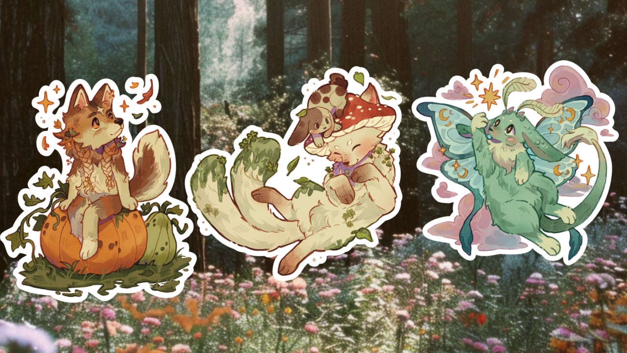 Whimsical stickers relaunch