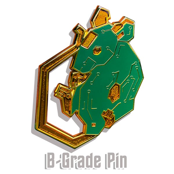 B-Grade Nibble (Gold Ear) Pin