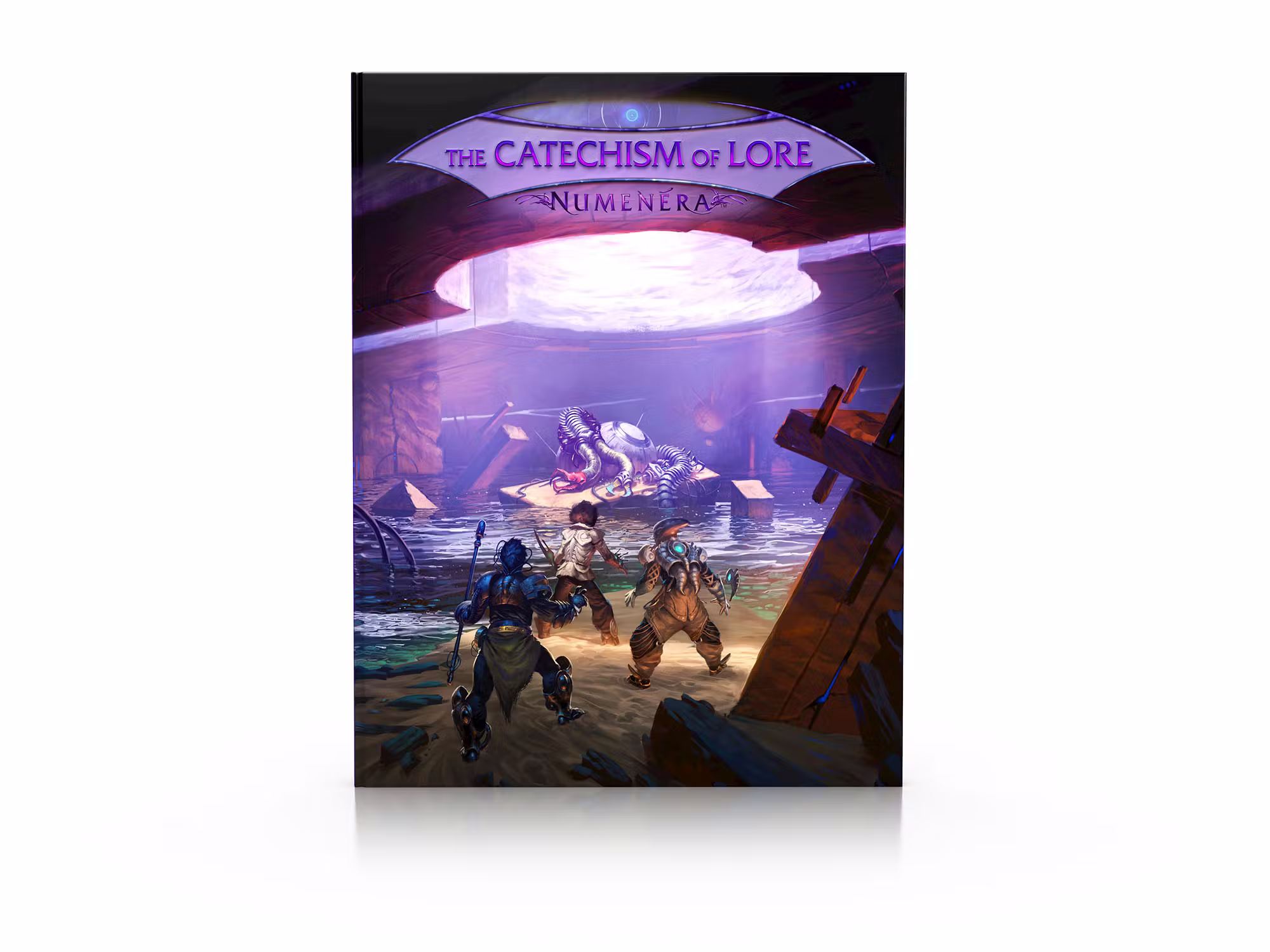 Mockup showing the hardcover book The Catechism of Lore.