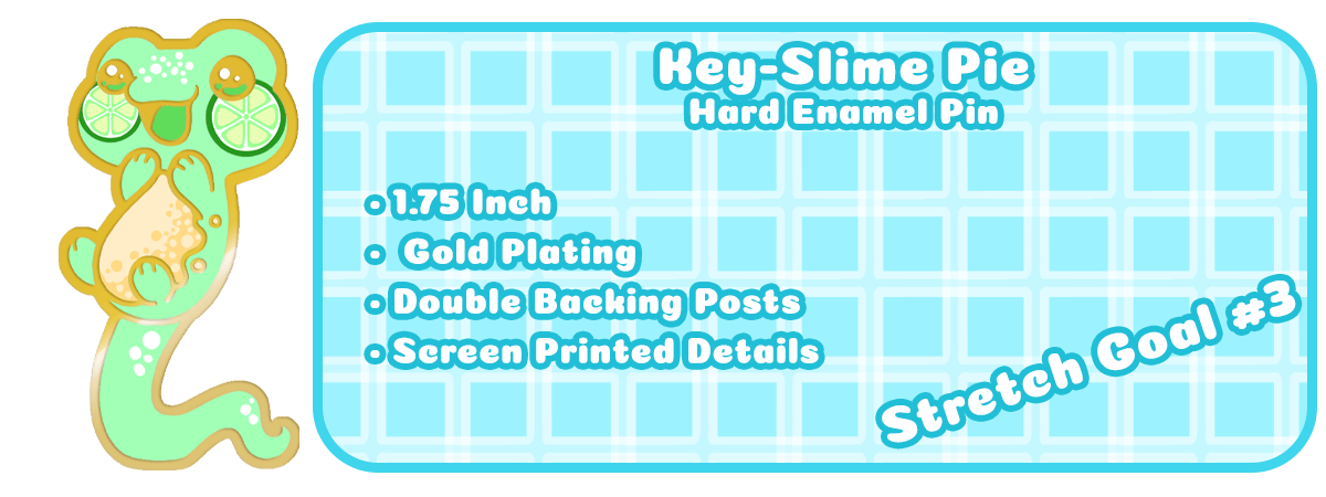 Key-Slime Pie Enamel Pin