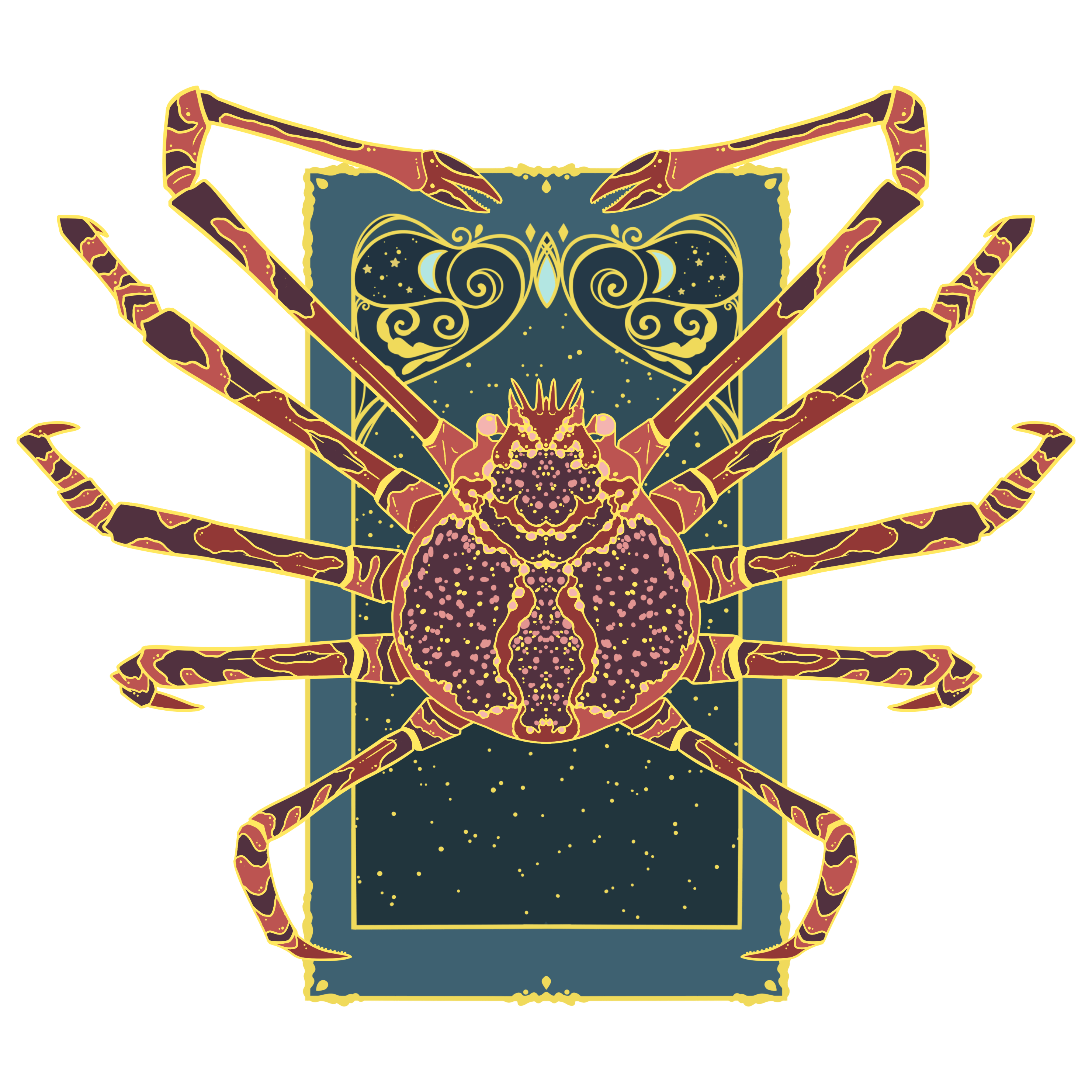 Tarot Pin Sticker Set Blood Moon Add-on	