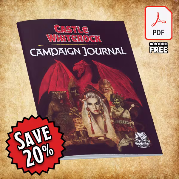 Castle Whiterock Campaign Journal, Print+PDF