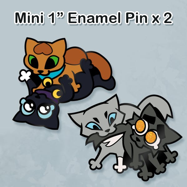 2 Mini-Enamel Pins