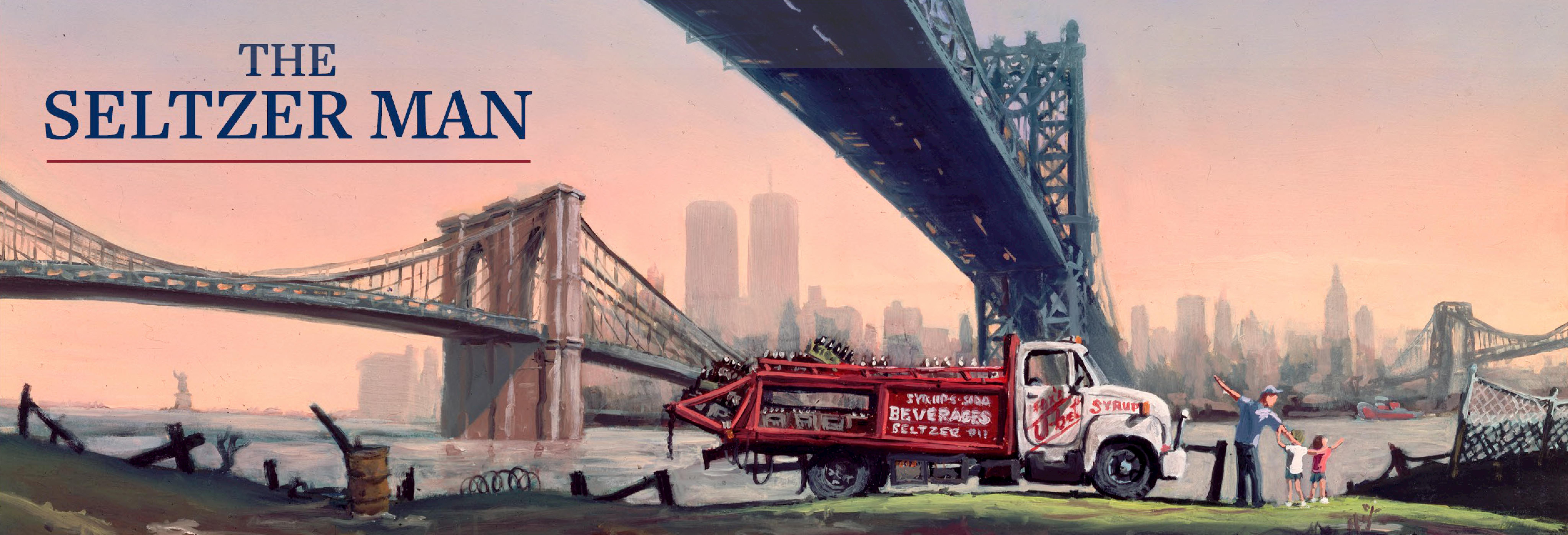 A set of 8 Seltzer Man Bookmarks