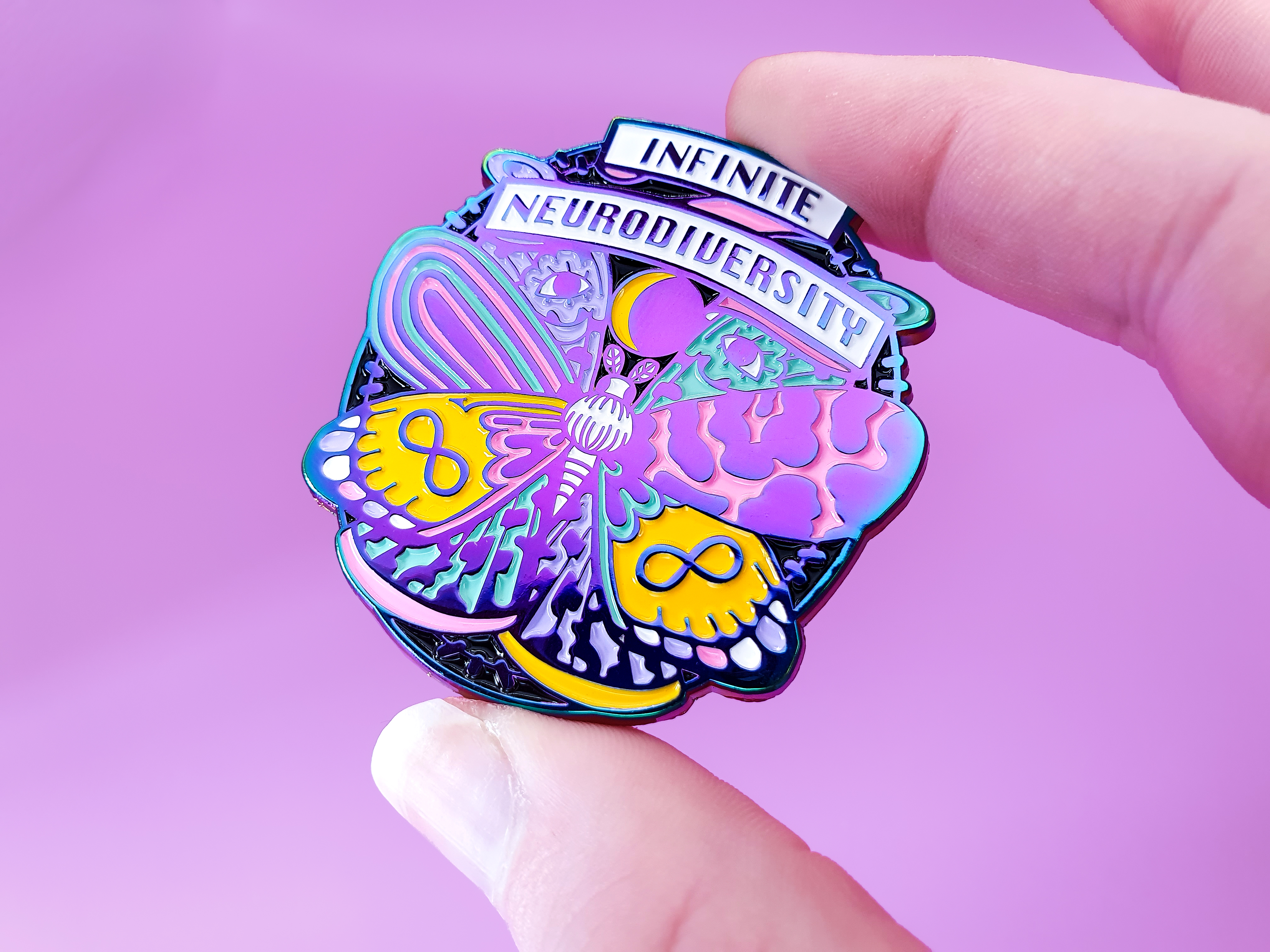 Infinite Neurodiversity pin