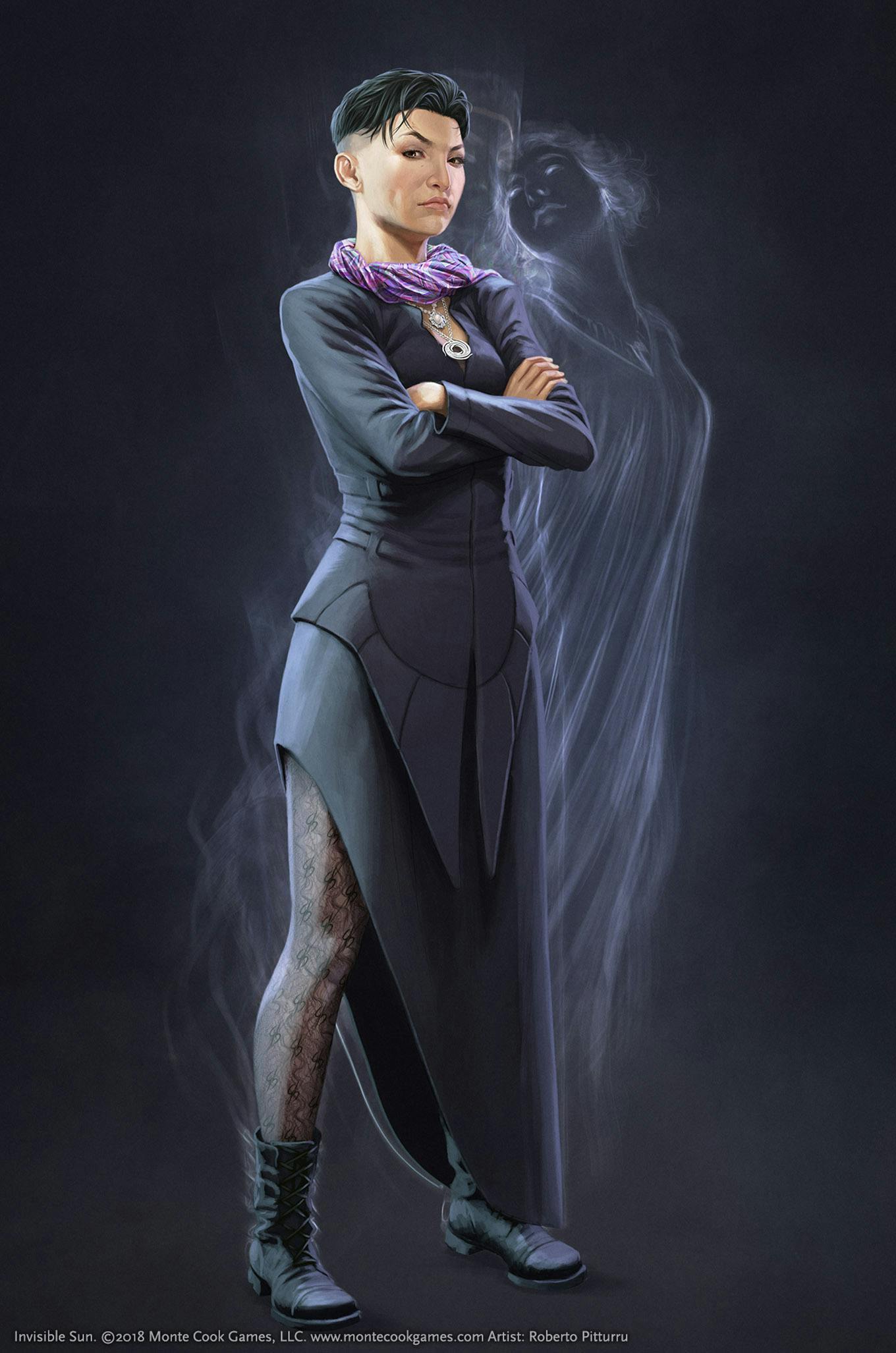 An illustration of a vislae character.