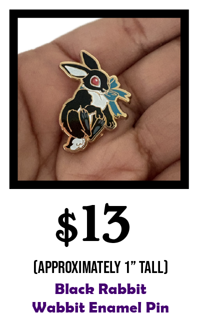 Black Rabbit Pin