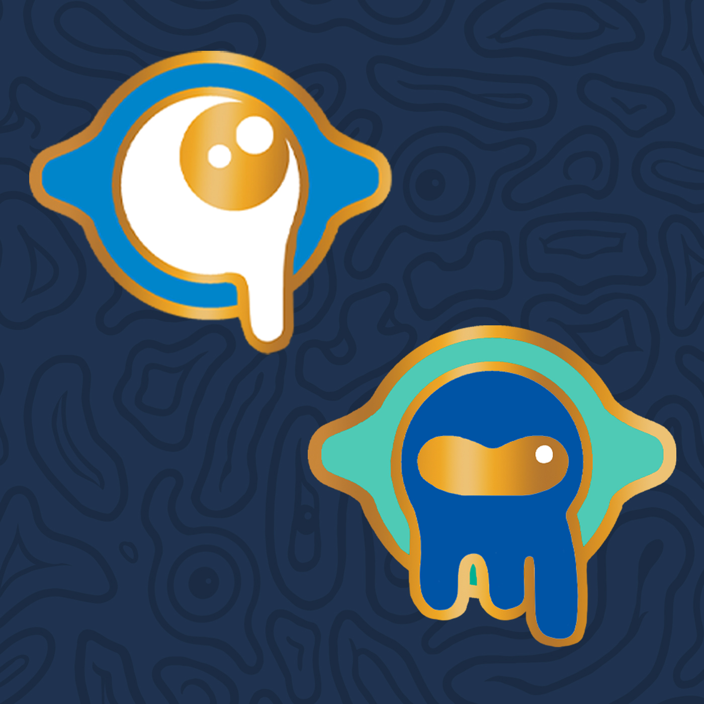 Tiny Filler Pin Set - Gold