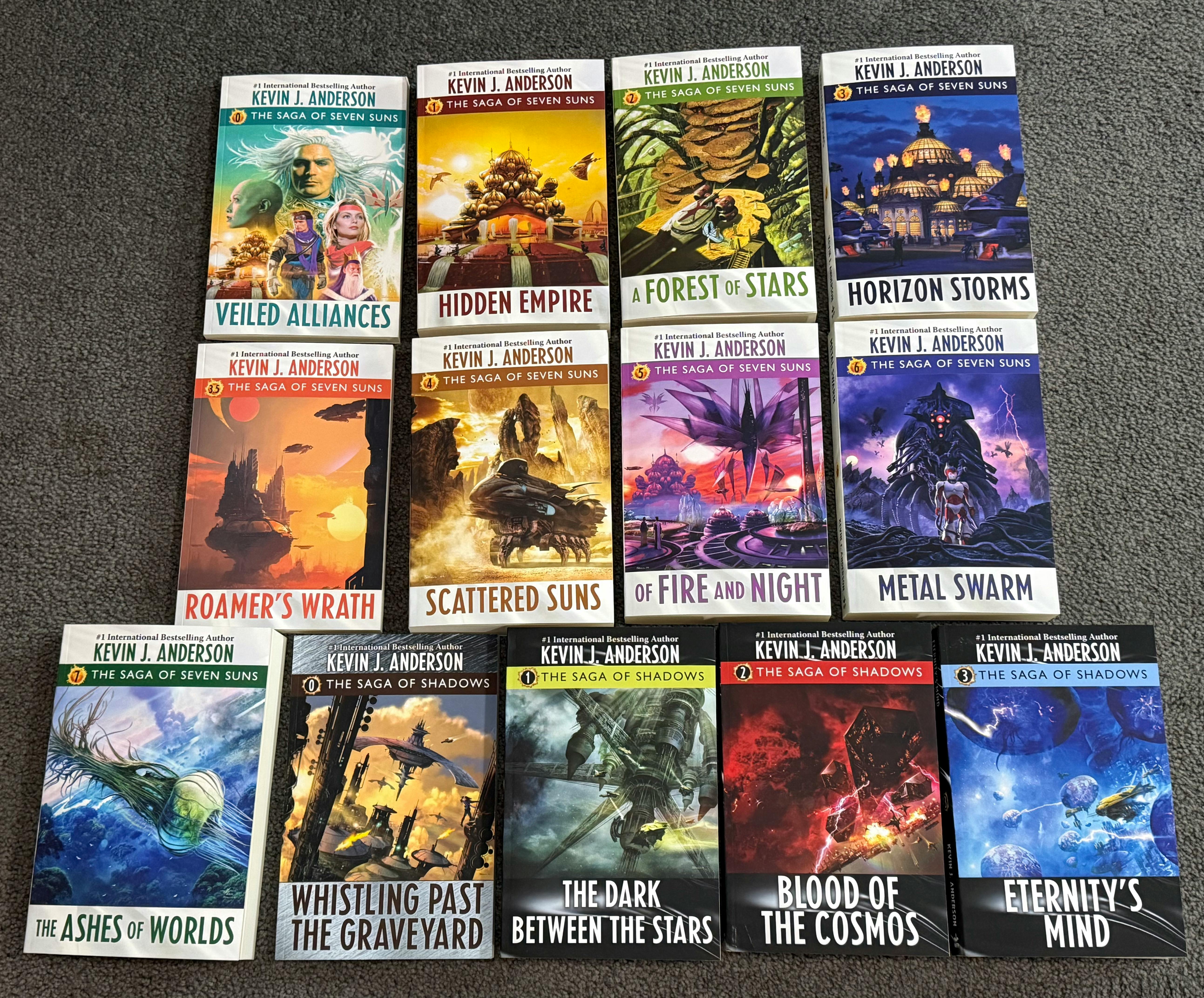 Complete Saga of Seven Suns—13 volume Trade Paperback set
