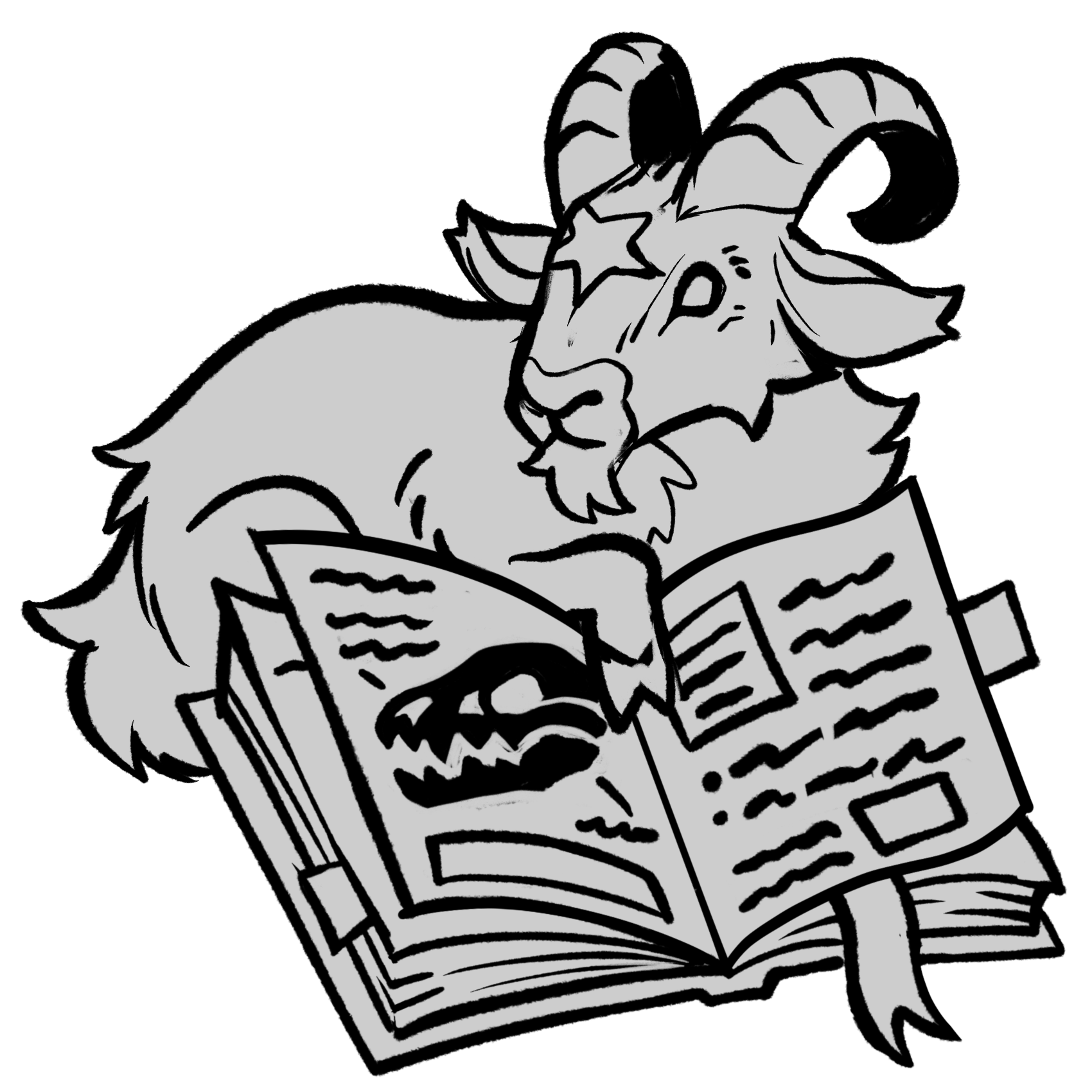 A humble farmhand, accompanied by your family's black pygmy goat.
