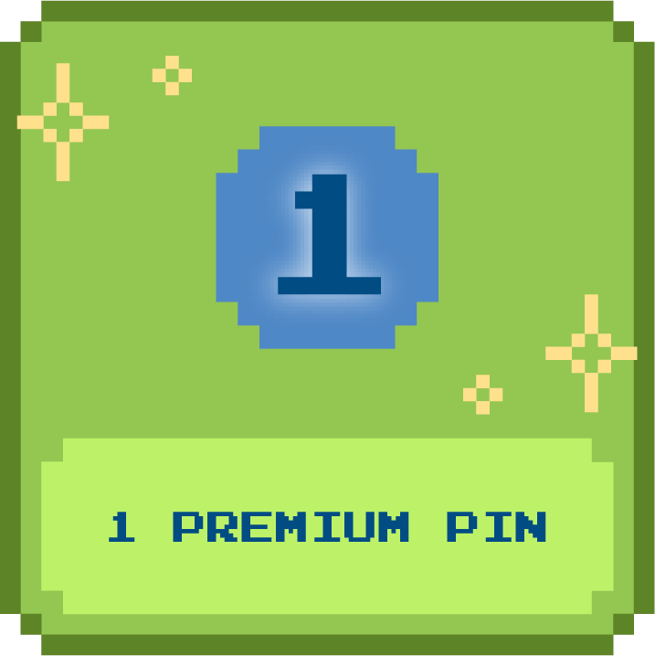 One Premium Pin