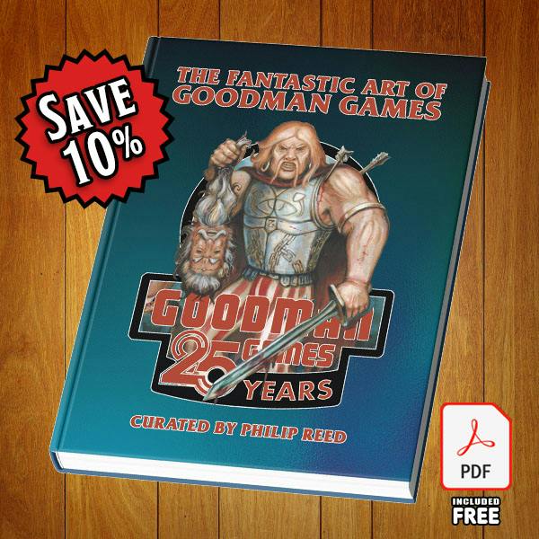 The Fantastic Art of Goodman Games, Doug Kovacs Cover (Print + PDF)
