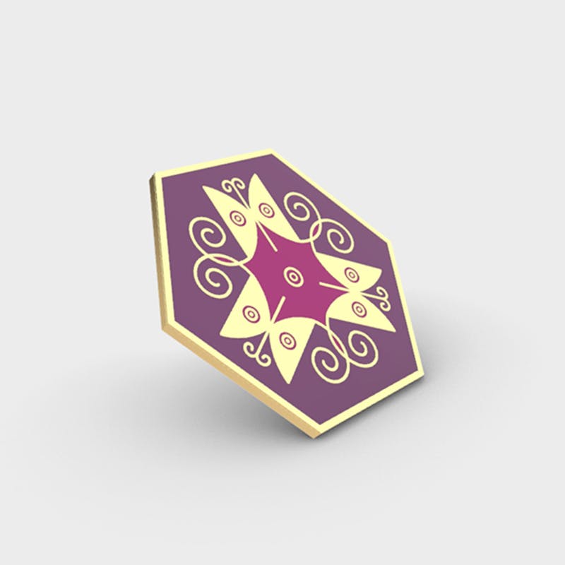 🎖️ Butterflies Luxury Pin -Purple 🟣- 
