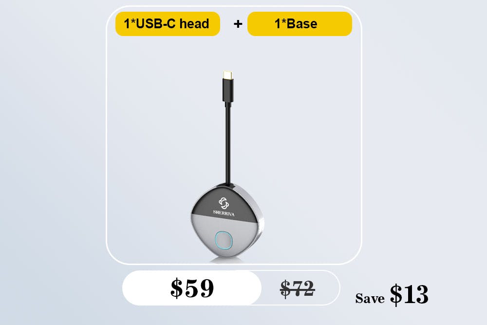 USB-C Transmitter Head + Base