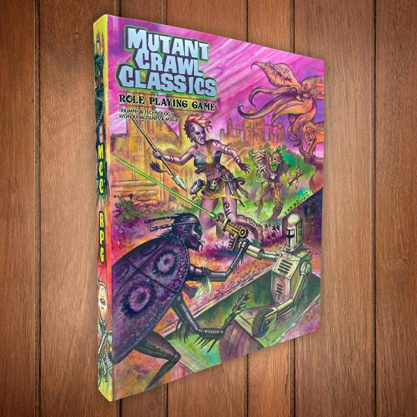 Mutant Crawl Classics Core Rulebook, SC, (Print+PDF)