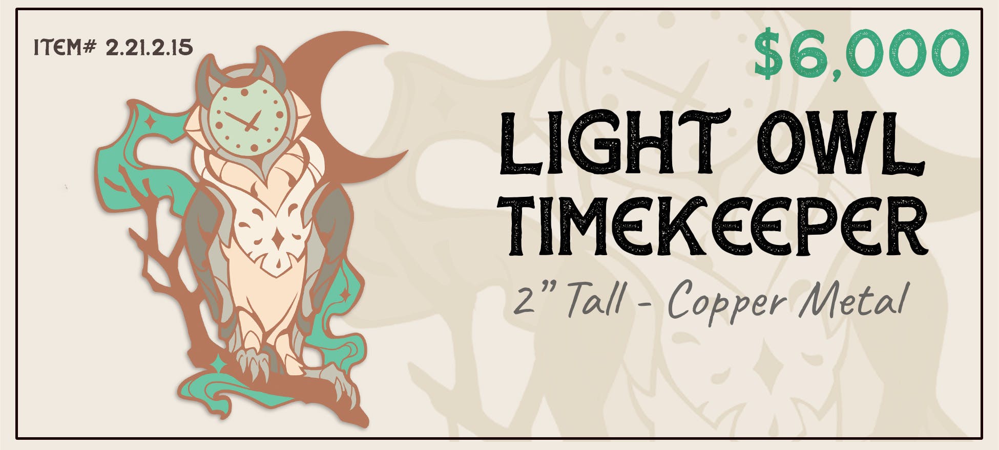 Light Owl Timekeeper Unlocked!