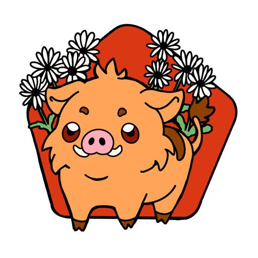 Year of the Boar Pin